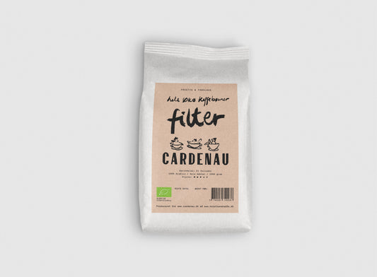 CARDENAU - Økologisk Filterkaffe Hele Bønner 1 kg. - Kaffe